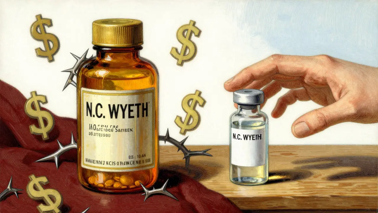 Comparison of expensive brand vs affordable generic medicine bottles