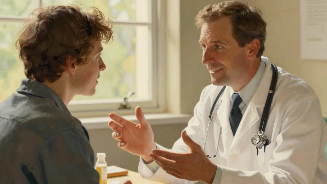 Patient and doctor communicating clearly during a medical consultation