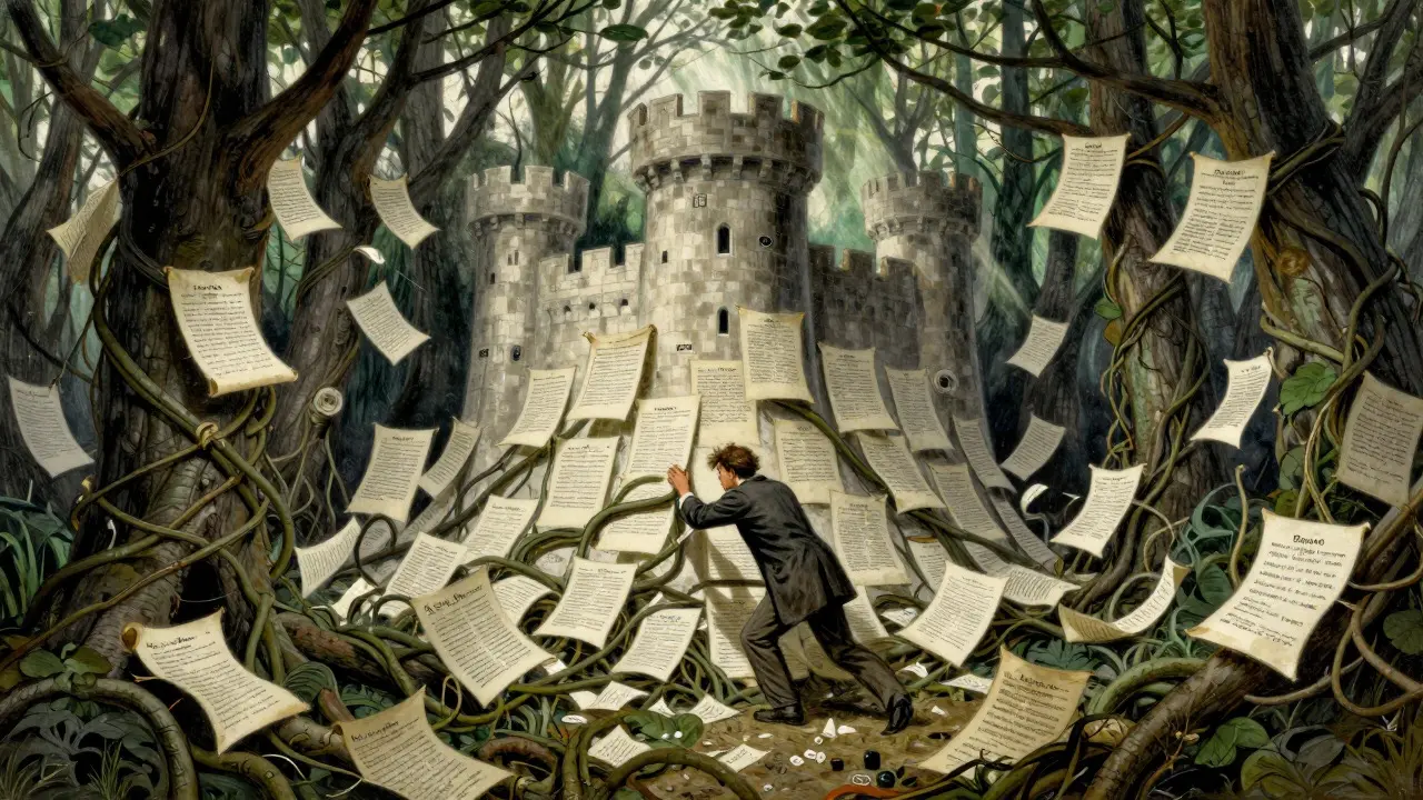 Generic maker trapped in a maze of patent documents and legal barriers